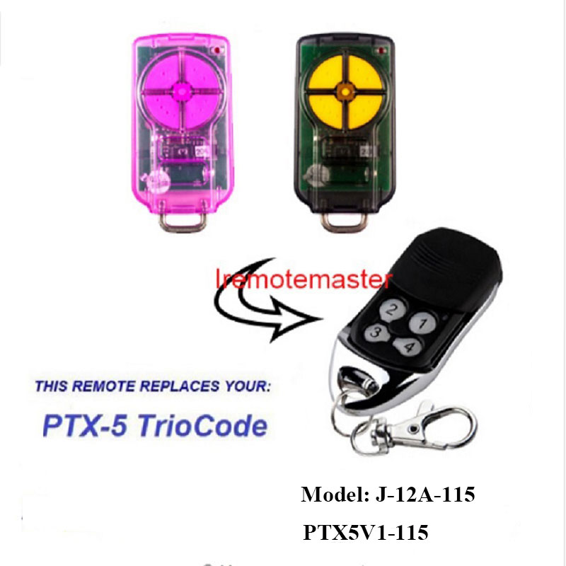 Voor PTX5 V1 TrioCode Gate Remote Deur Vervanging 433.92MHz Rolling Code: